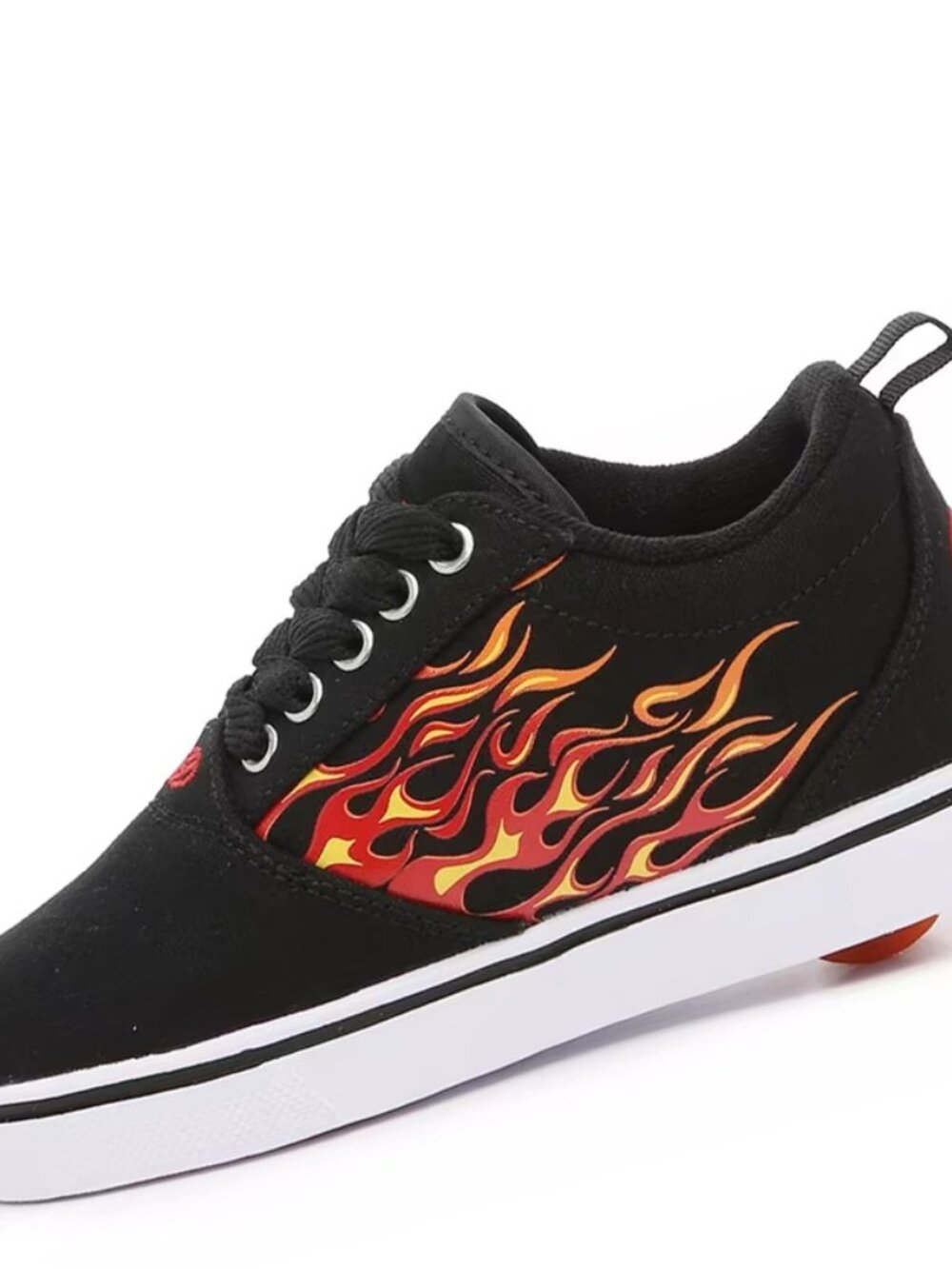 Heely's Skate Shoe with Red Flames